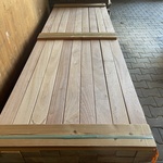 Ca. 81x Angelim Pedra Balken Geschaafd, 50x100mm, lengte 250cm